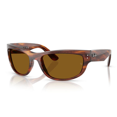 Ray-Ban Occhiali da Sole RB2289 954 33 Mega Balorama Marrone Striato Marrone B-15 Unisex 2