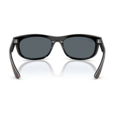 Ray-Ban Occhiali da Sole RB2489 1441R5 Balorama Marrone su Nero Blu Unisex 4