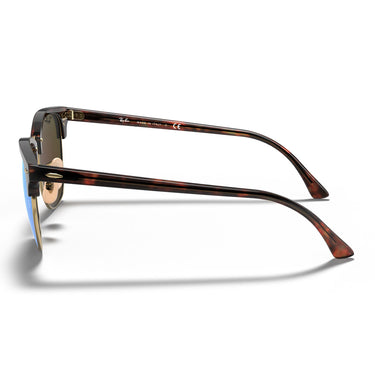 Ray-Ban Sonnenbrille RB3016 114517 Clubmaster Havana/Blu Verspiegelt Unisex 2