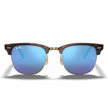 Ray-Ban Gafas de Sol RB3016 114517 Clubmaster Havana/Azul Espejado Unisex