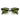 Ray-Ban Occhiali da Sole RB3016 601S4E Clubmaster Nero Opaco Verde Unisex 5