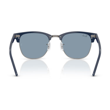 Ray-Ban Occhiali da Sole RB3016 687956 Clubmaster Blu Gunmetal Blu Unisex 4
