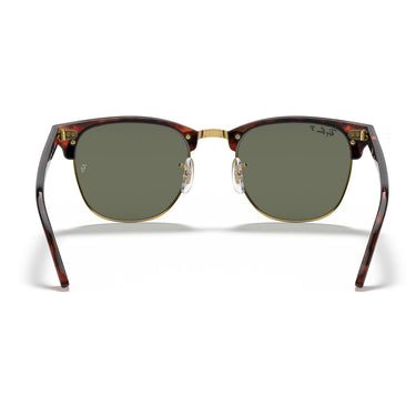 Ray-Ban Okulary Przeciwsłoneczne RB3016 990/58 Clubmaster Żółw/Zielony G-15 Unisex Polaryzowane