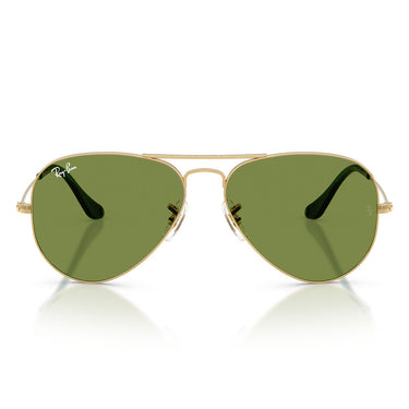 Ray-Ban Okulary Przeciwsłoneczne RB3025 001/4E Aviator Złoto Arista/Zielony Unisex