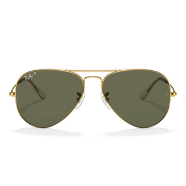 Ray-Ban Sunglasses RB3025 001/58 Aviator Gradient Gold/Green G-15 Unisex Polarized