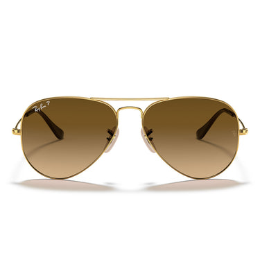 Ray-Ban Okulary Przeciwsłoneczne RB3025 001/M2 Aviator Gradient Złoto/Brązowy Cieniowany Unisex Polaryzowane