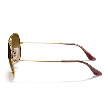 Ray-Ban Okulary Przeciwsłoneczne RB3025 001/M2 Aviator Gradient Złoto/Brązowy Cieniowany Unisex Polaryzowane 3
