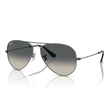 Ray-Ban Okulary Przeciwsłoneczne RB3025 004/71 Aviator Gradient Gunmetal/Grigio Sfumato Unisex 1