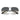 Ray-Ban Okulary Przeciwsłoneczne RB3025 004/71 Aviator Gradient Gunmetal/Grigio Sfumato Unisex 5