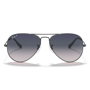 Ray-Ban Okulary Przeciwsłoneczne RB3025 004-78 Aviator Canna Di Fucile-Grigio Sfumato Unisex Polarizzati