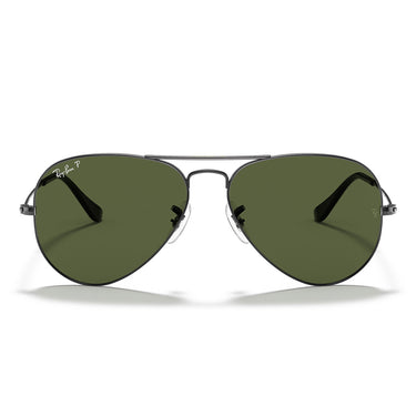 Ray-Ban Okulary Przeciwsłoneczne RB3025 004/58 Aviator Gradient Gunmetal/Zielone G-15 Unisex Polaryzowane