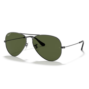 Ray-Ban Okulary Przeciwsłoneczne RB3025 004/58 Aviator Gradient Gunmetal/Verde G-15 Unisex Polaryzowane 2