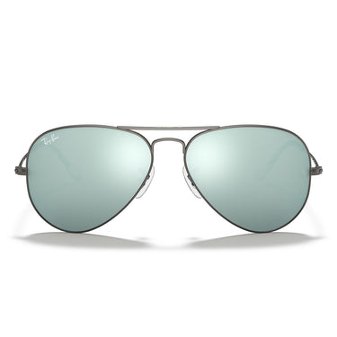 Ray-Ban Okulary Przeciwsłoneczne RB3025 029/30 Aviator Gunmetal Matowy/Jasnozielone Szare Lustro Unisex