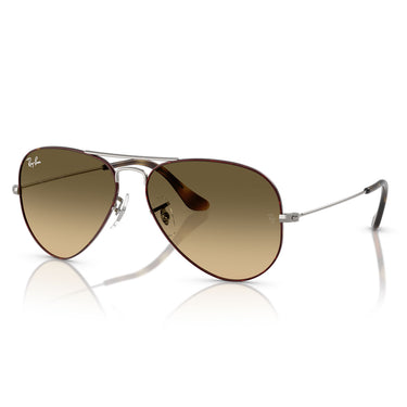 Ray-Ban Okulary Przeciwsłoneczne RB3025 92700A Aviator Gradient Havana Marrone Sfumato Unisex 1