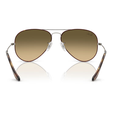 Ray-Ban Okulary Przeciwsłoneczne RB3025 92700A Aviator Gradient Havana Marrone Sfumato Unisex 3
