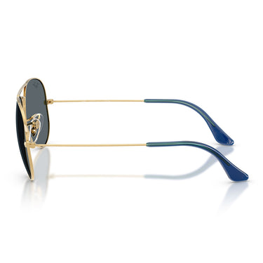 Ray-Ban Okulary Przeciwsłoneczne RB3025 9278R5 Aviator Złoto Arista/Niebieski Unisex 2