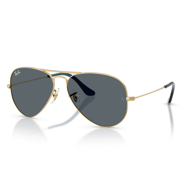 Ray-Ban Okulary Przeciwsłoneczne RB3025 9278R5 Aviator Złoto Arista/Niebieski Unisex 1