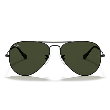 Ray-Ban Okulary Przeciwsłoneczne RB3025 L2823 Aviator Czarny-Zielony G-15 Unisex