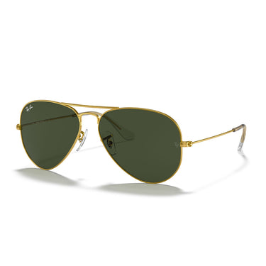 Ray-Ban Okulary Przeciwsłoneczne RB3025 W3234 Aviator Złoty/Zielony G-15 Unisex