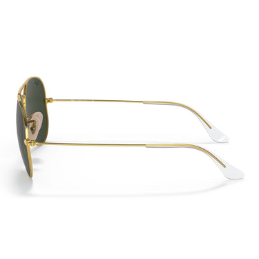 Ray-Ban Okulary Przeciwsłoneczne RB3025 W3400 Aviator Large Metal Złoto Arista/Zielony G-15 Unisex 2