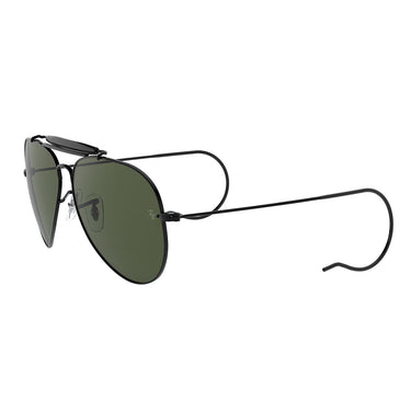 Ray-Ban Okulary Przeciwsłoneczne RB3030 L9500 Outdoorsman I Nero/Verde G-15 Unisex 1