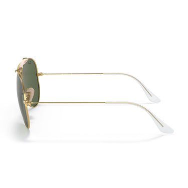 Ray-Ban Sunglasses RB3138 W3401 Shooter Gold/Green G-15 Unisex