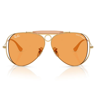 Ray-Ban Occhiali da Sole RB3138M 001 7 x Dolce & Gabbana The Shooter Oro Arista Arancione Unisex