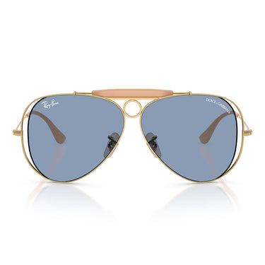 Ray-Ban Occhiali da Sole RB3138M 001/72 x Dolce & Gabbana The Shooter Oro Arista/Azzurro Unisex