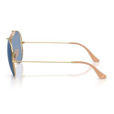 Ray-Ban Occhiali da Sole RB3138M 001/72 x Dolce & Gabbana The Shooter Oro Arista/Azzurro Unisex 3
