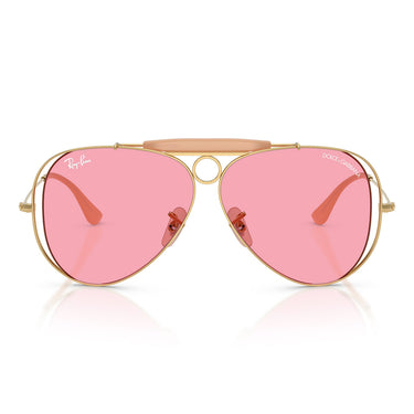 Ray-Ban Occhiali da Sole RB3138M 001 84 x Dolce & Gabbana The Shooter Oro Arista Rosa Unisex