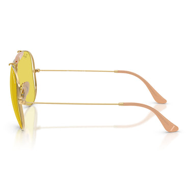 Ray-Ban Occhiali da Sole RB3138M 001 85 x Dolce & Gabbana The Shooter Oro Arista Giallo Unisex 3