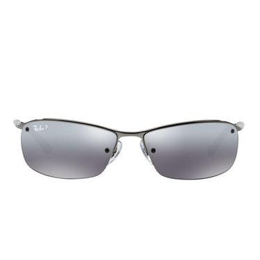 Ray-Ban Okulary Przeciwsłoneczne RB3183 004/82 Gunmetal/Srebrne Unisex Polaryzowane