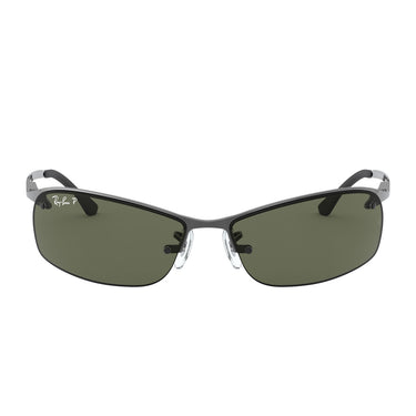 Ray-Ban Okulary Przeciwsłoneczne RB3183 004/9A Canna Di Fucile/Zielone G-15 Unisex Polaryzowane
