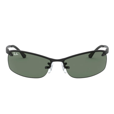 Ray-Ban Lunettes de Soleil RB3183 006/71 Noir/Vert Unisexe