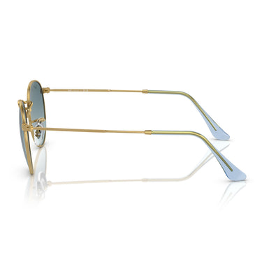 Ray-Ban Sunglasses RB3447 001/3M Round Metal Gold/Blue Unisex 2