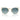 Ray-Ban Sunglasses RB3447 001/3M Round Metal Gold/Blue Unisex