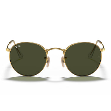 Ray-Ban Occhiali da Sole RB3447 001 Round Metal Oro/Verde G-15 Unisex