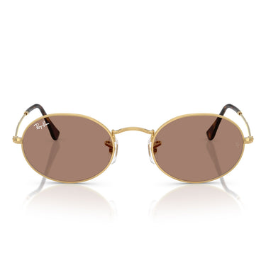 Ray-Ban Gafas de Sol RB3547 001/1A Oval Oro/Violeta Unisex