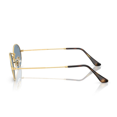 Ray-Ban Sunglasses RB3547 001/56 Oval Gold/Blue Unisex 3