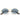 Ray-Ban Sonnenbrille RB3547 001/56 Oval Gold/Blau Unisex 6