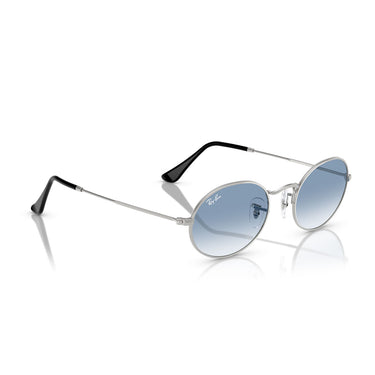 Ray-Ban Sonnenbrille RB3547 003/3F Oval Silber/Blau Verlauf Unisex 5