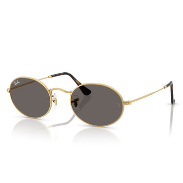 Ray-Ban Sunglasses RB3547N 001/B1 Oval Gold/Dark Gray Unisex 1
