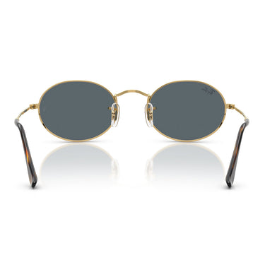 Ray-Ban Sunglasses RB3547N 001/R5 Oval Gold/Blue Unisex 3