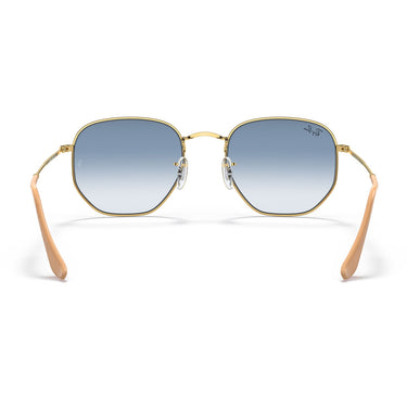Ray-Ban Sonnenbrille RB3548 001/3F Hexagonal Gold/Blau Unisex 3