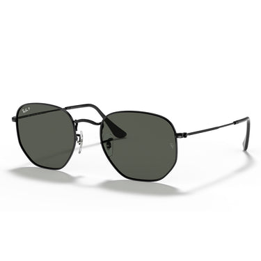 Ray-Ban Okulary Przeciwsłoneczne RB3548N 002-58 Ośmiokątne Czarny-Zielony G-15 Unisex Polaryzowane 1