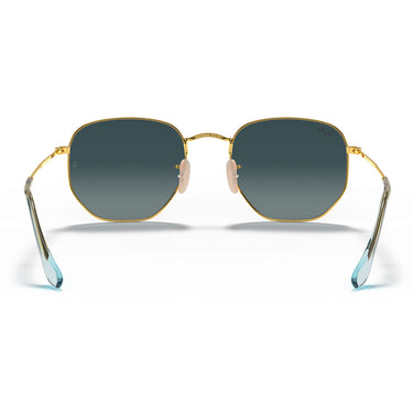Ray-Ban Okulary Przeciwsłoneczne RB3548N 91233M Sześciokątne Złoto-Niebieskie Gradient Unisex 3