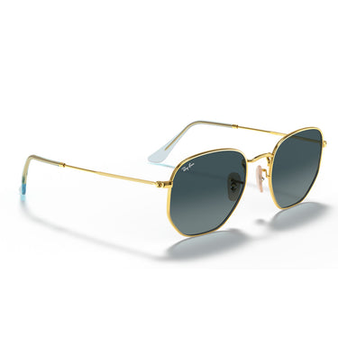 Ray-Ban Okulary Przeciwsłoneczne RB3548N 91233M Sześciokątne Złoto-Niebieskie Gradient Unisex 4