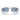 Ray-Ban Okulary Przeciwsłoneczne RB3625 92023F Nowe Aviator Złoto/Niebieski Gradient Unisex
