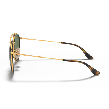 Ray-Ban Occhiali da Sole RB3647N 001 Round Double Bridge Oro Arista Verde G-15 Unisex 3