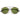 Ray-Ban Occhiali da Sole RB3647N 92794E Round Double Bridge Nero Verde Unisex 5
